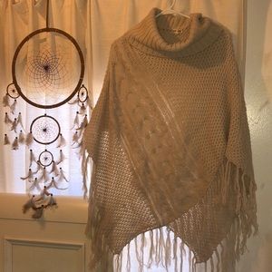 Sweater poncho